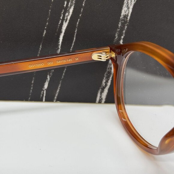 NEW GG1320O 002 GUCCI HAVANA PILOT UNISEX GUCCI EYEGLASSES - Picture 10 of 12